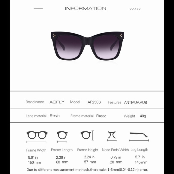AOFLY Authentic Sunglasses - Picture 4 of 8